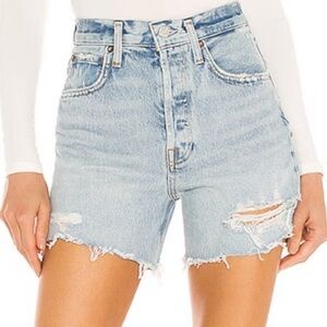 Agolde Riley High Waisted Jean Shorts - 26